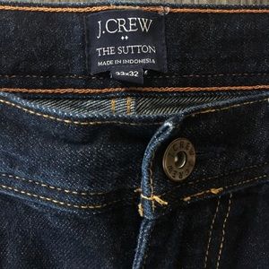 J. CREW dark wash jeans